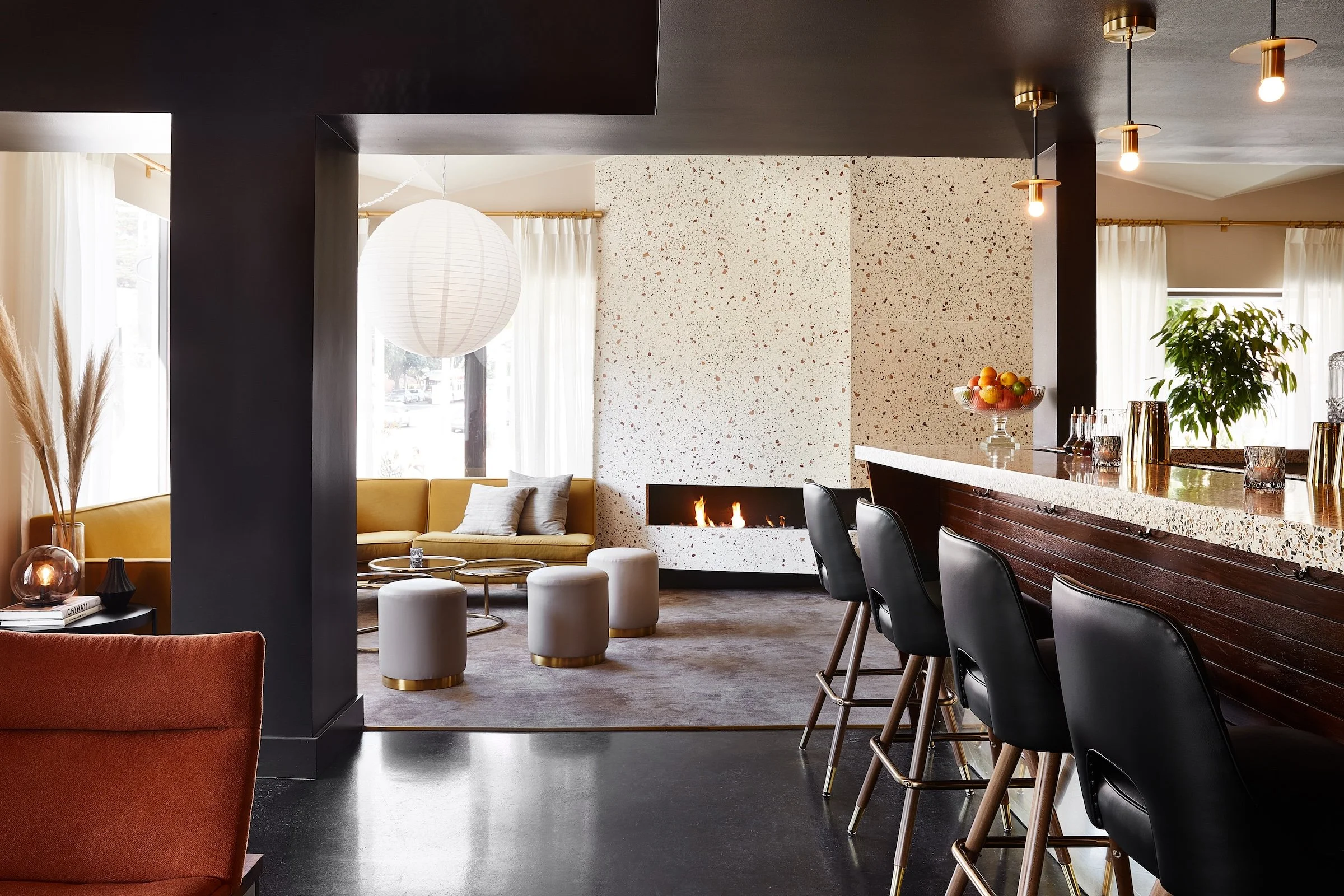  The Laurel Inn’s lobby and Laureate Bar is mid-century cool. Photo by @JDVbyHyatt  
