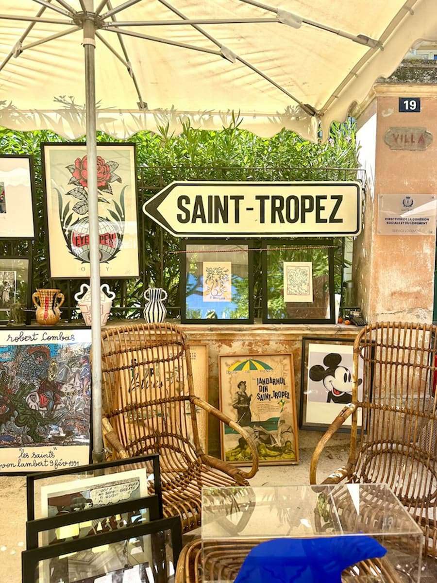 saint tropez market on places des lices