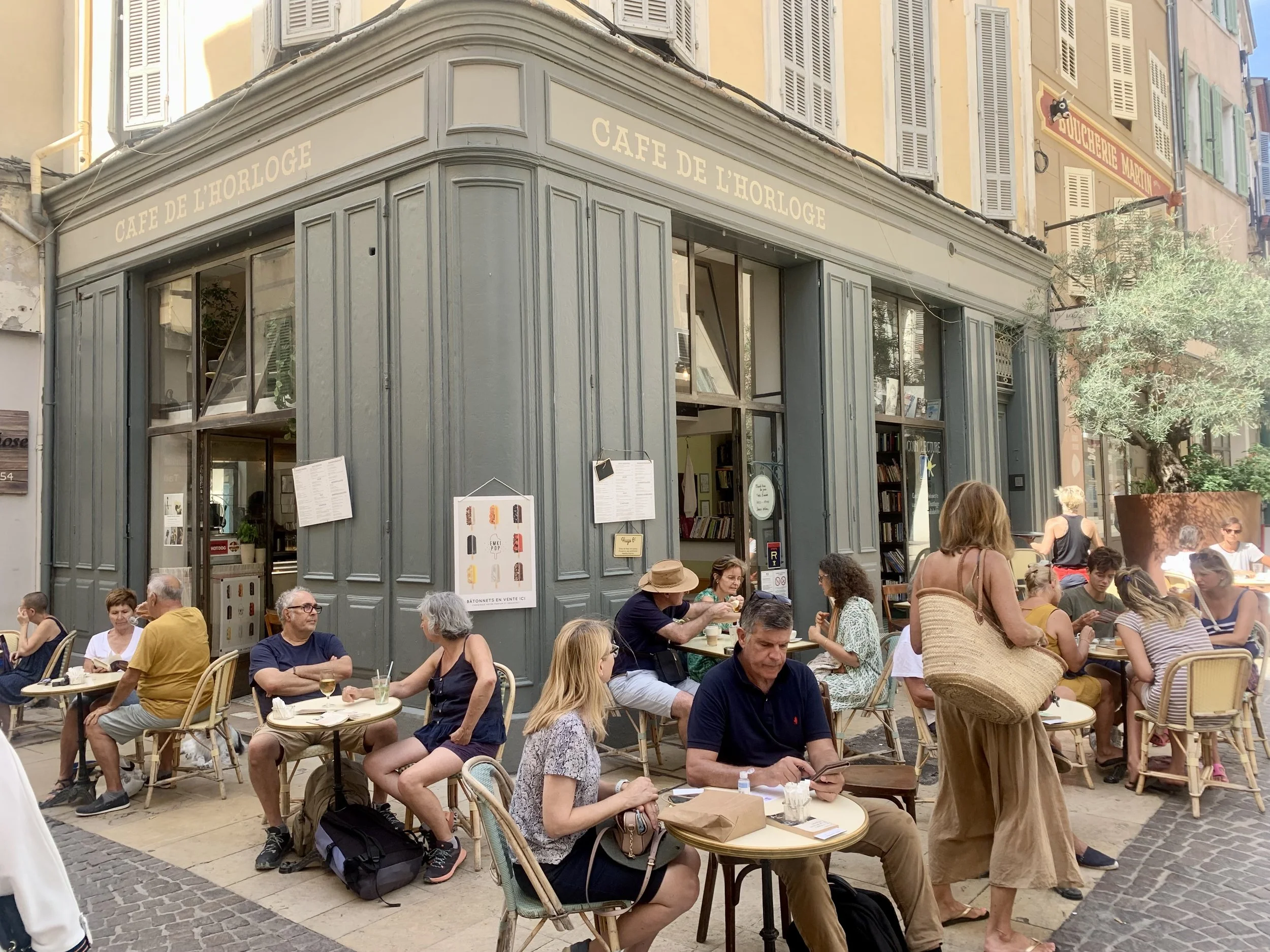  Café de l’Horloge in La Ciotat today 