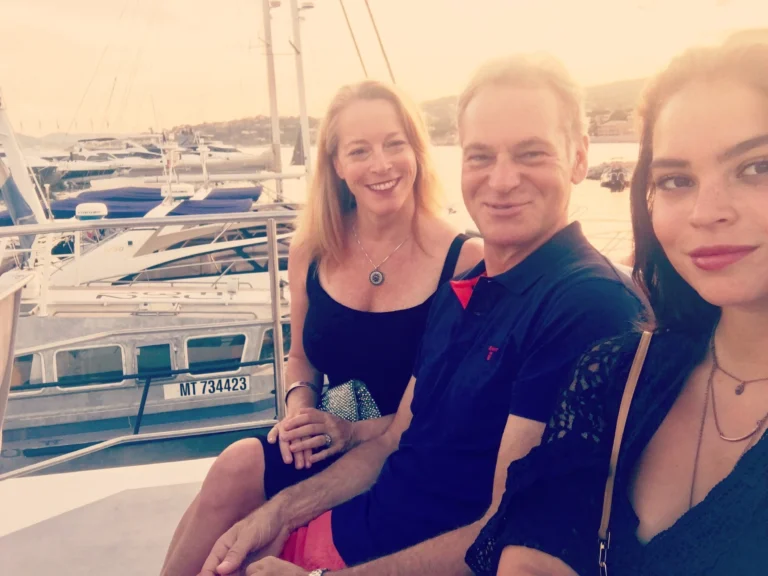 Family time on the French Riviera near our home in Sainte Maxime