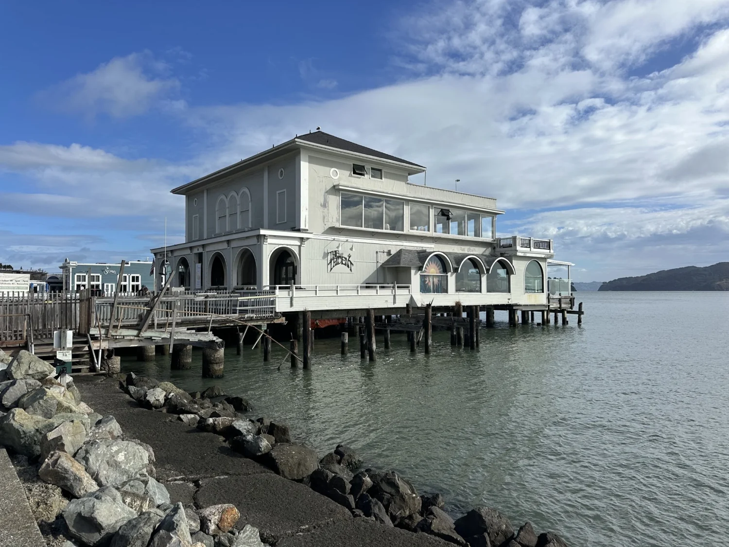 The Trident Sausalito jetting out into the san francisco bay 