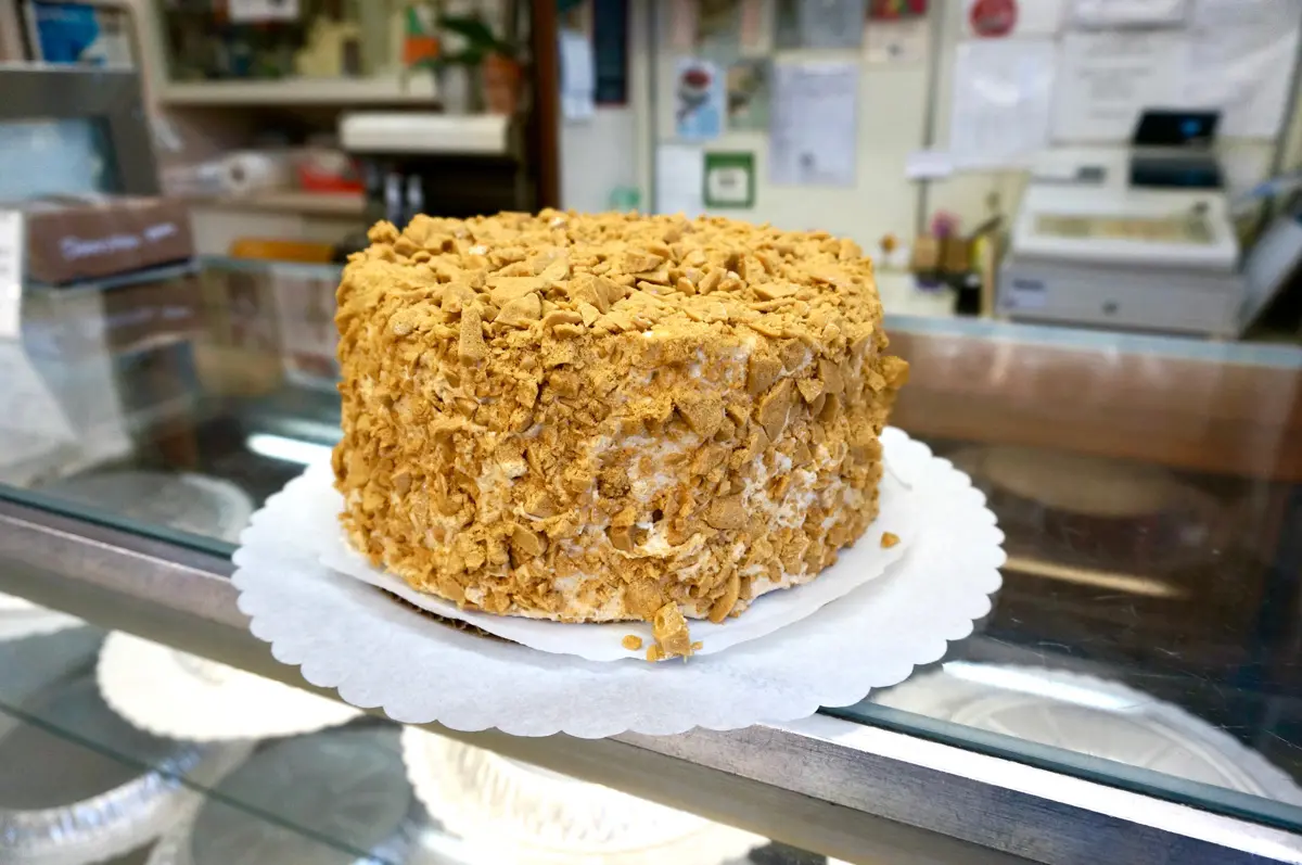 coffee crunch cake in japantown san francisco is a what to eat in san francisco treat