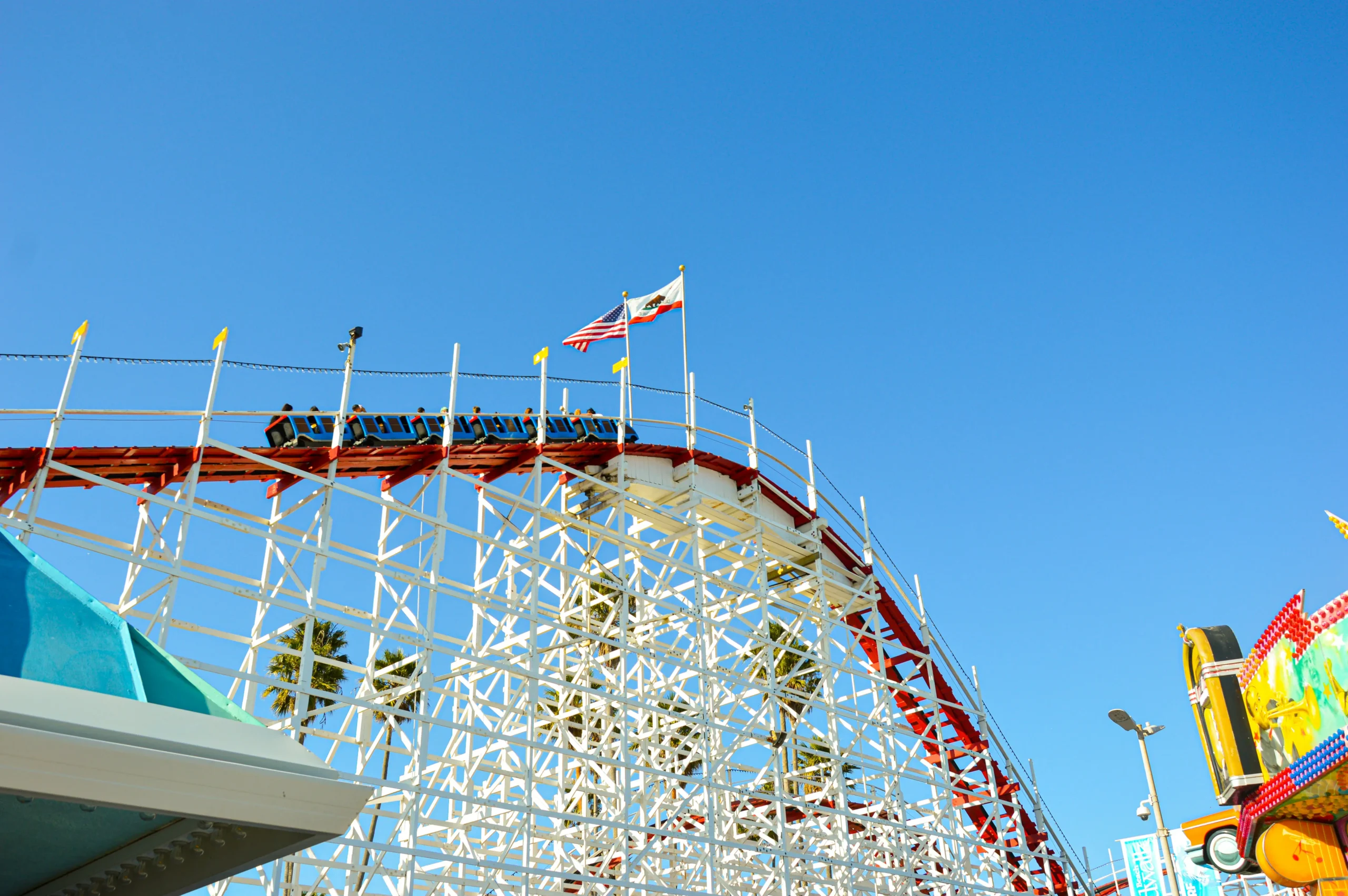 santa cruz beach boardwalk roller coaster 