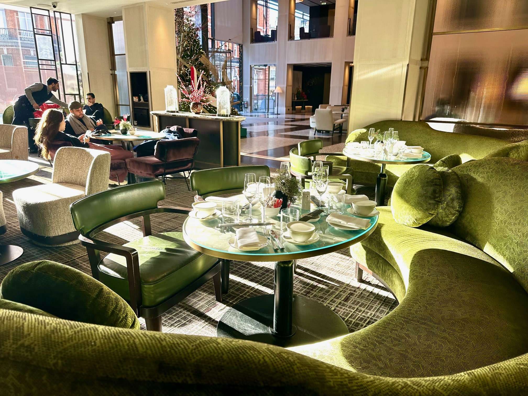 Nobu Marylebone lobby is light and bright