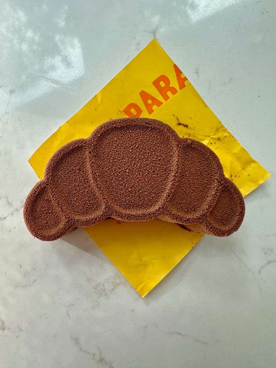 chocolate entrement from parachute in the ferry building