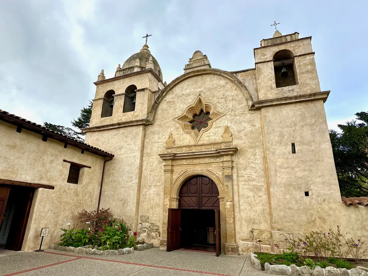 entrance to the carmel mission