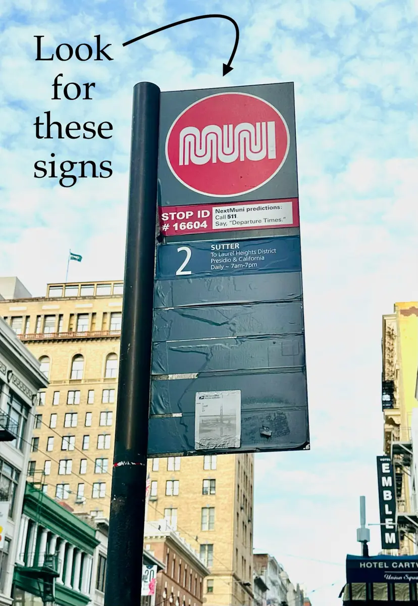 muni sign in san francisco