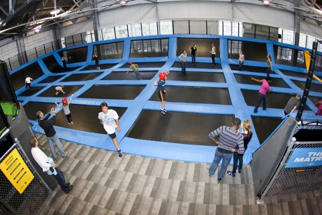 house of air trampoline matrix indoor activities