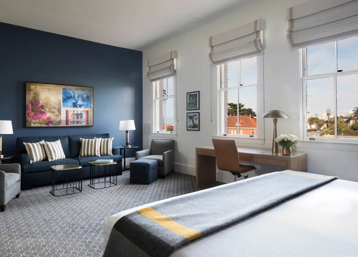 Junior suite room at Lodge at Presidio