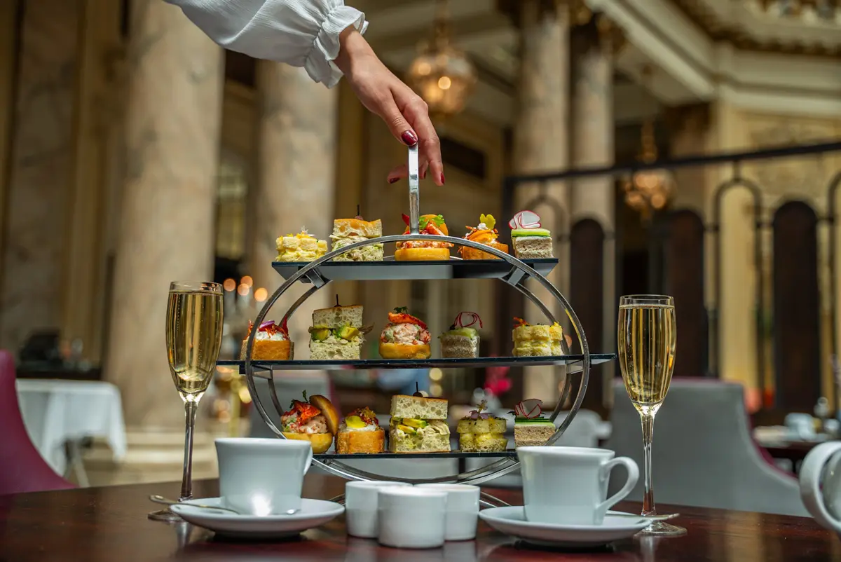 afternoon tea at the palace hotel in san francisco