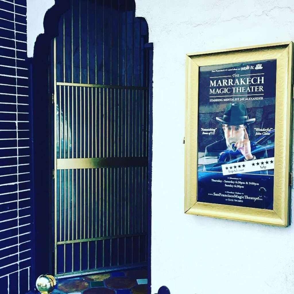 marrakech magic theater entrance in san francisco
