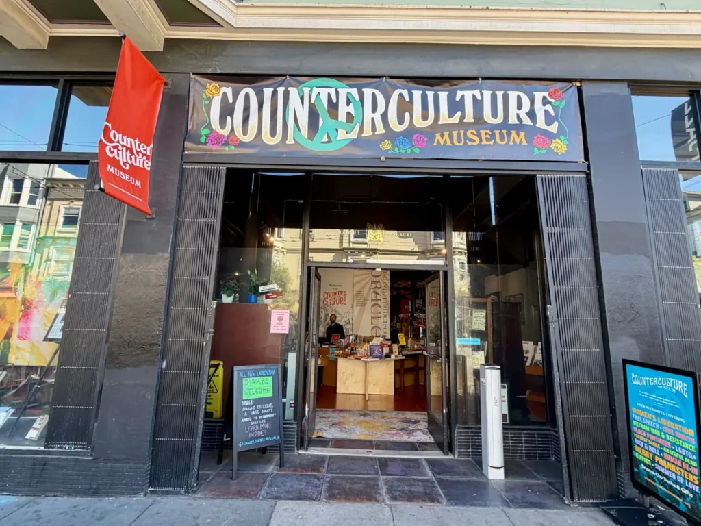 entry to counterculture museum on haight street san francisco
