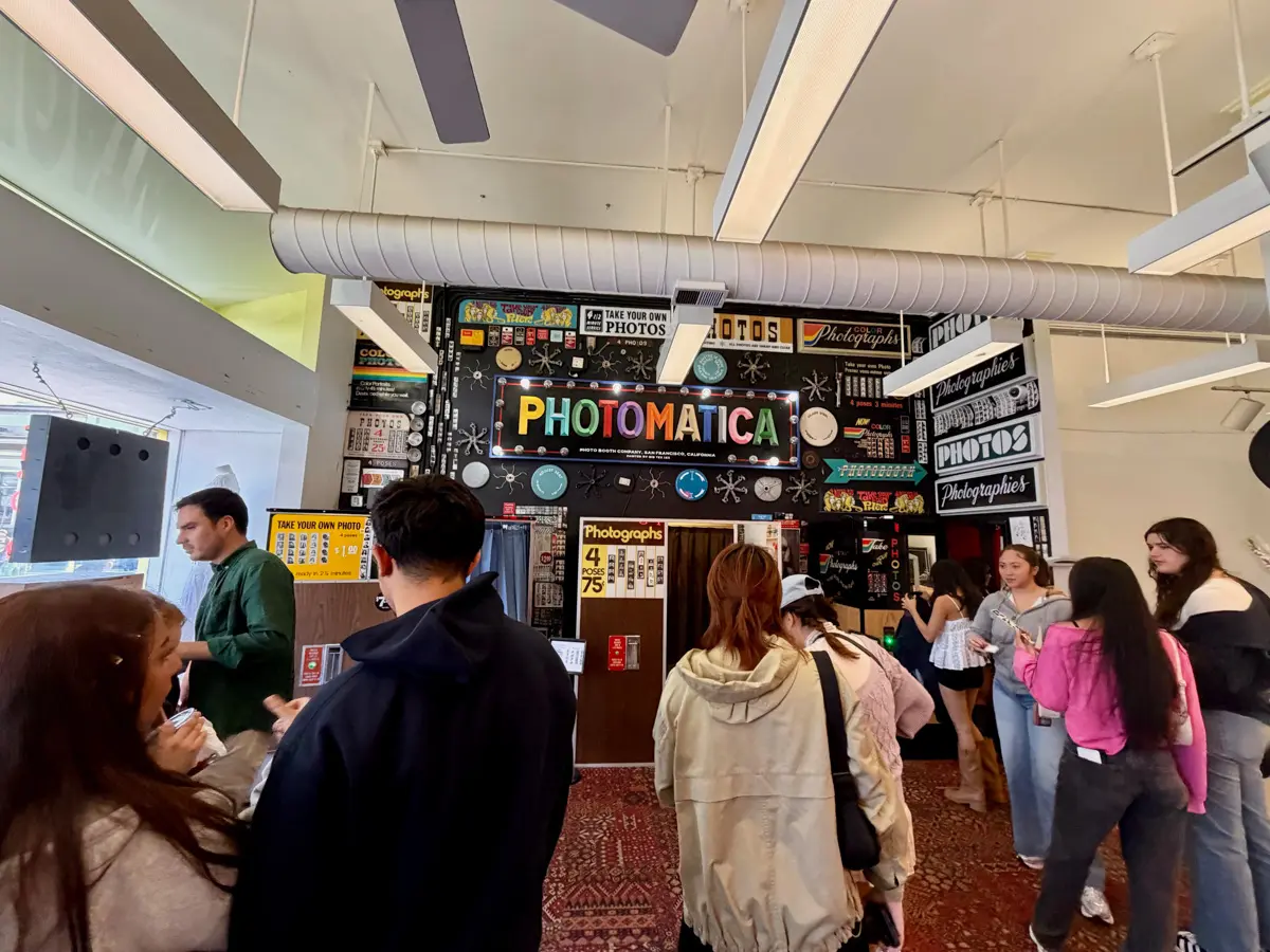 photo booths are popular on haight street including at club photomatica