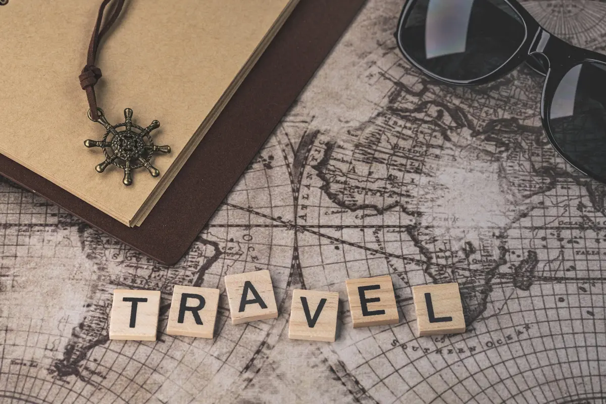 plan your trip travel scrabble tiles