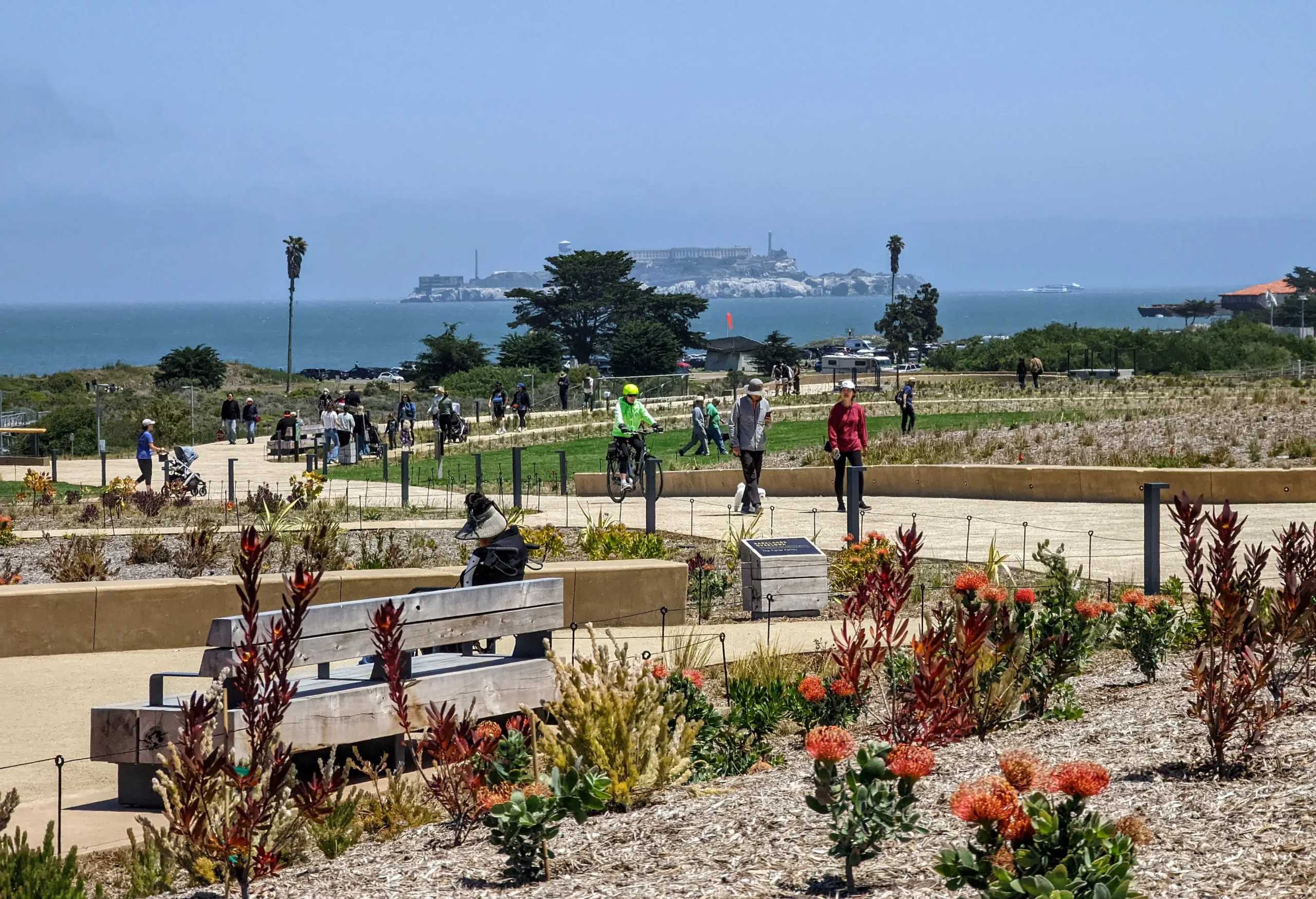 presidio tunnel tops with view to alcatraz