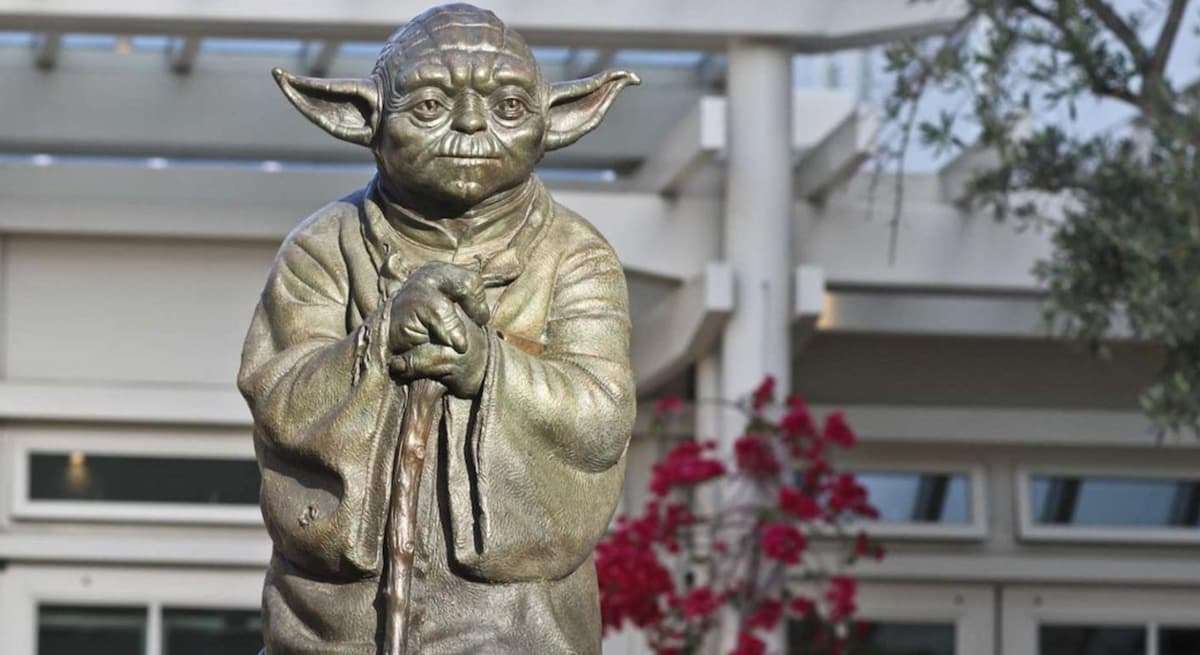 yoda statue in the presidio of san francisco