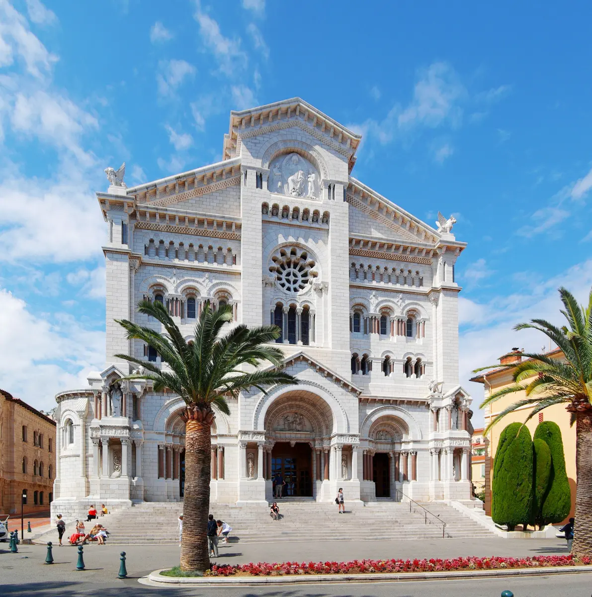 Monaco cathedral in the monaco ville neighborhood