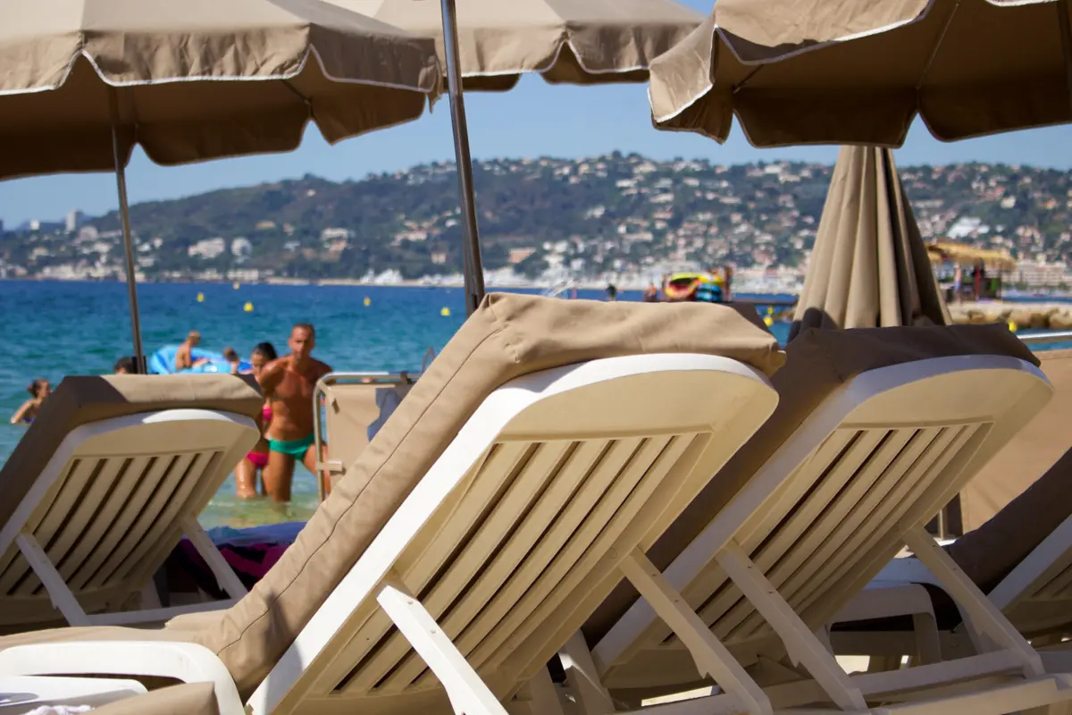 beach club chairs french riviera