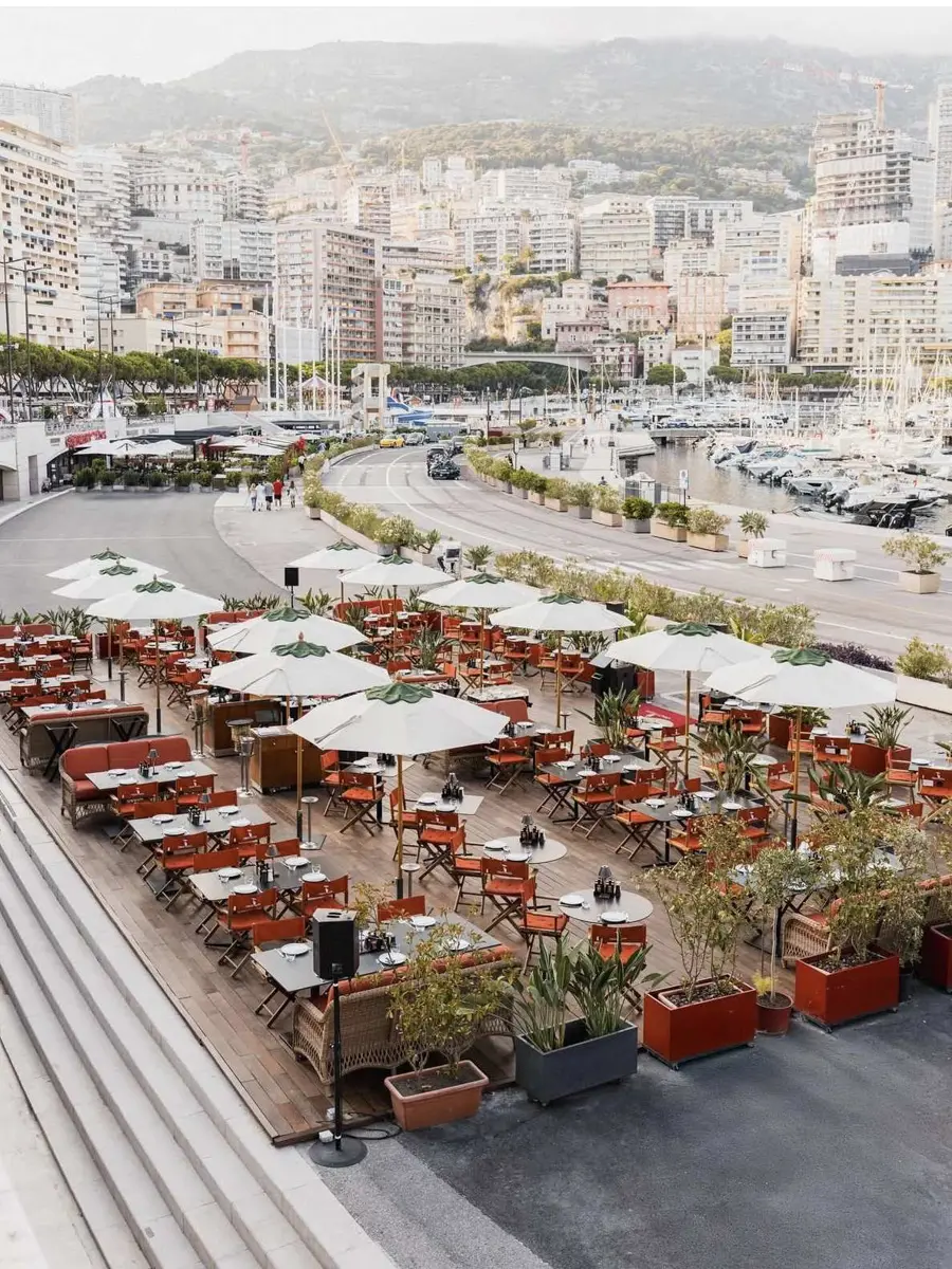crazy pizza on Port Hercule in monaco's condamine neighborhood