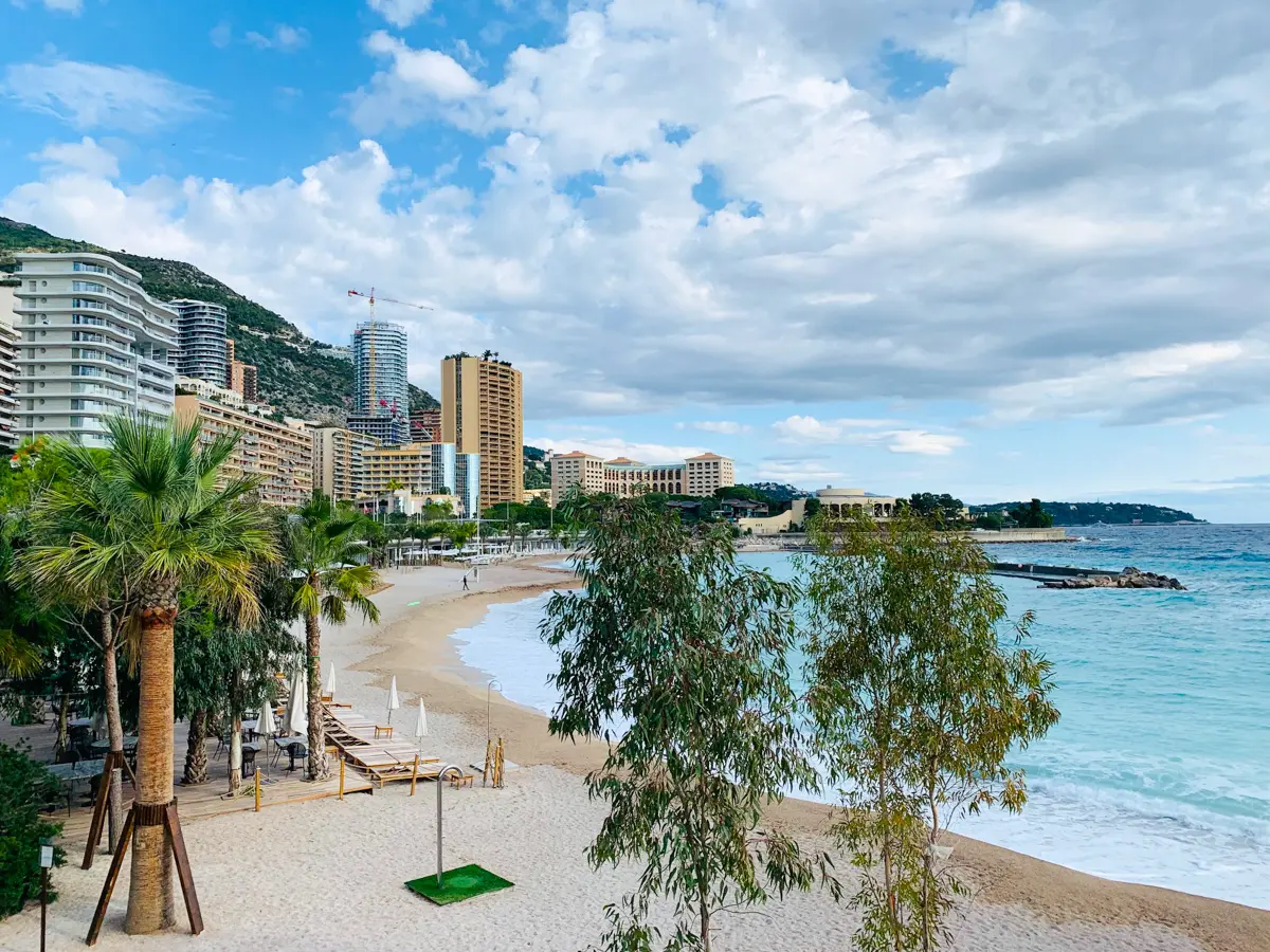 Larvotto Beach in Monaco