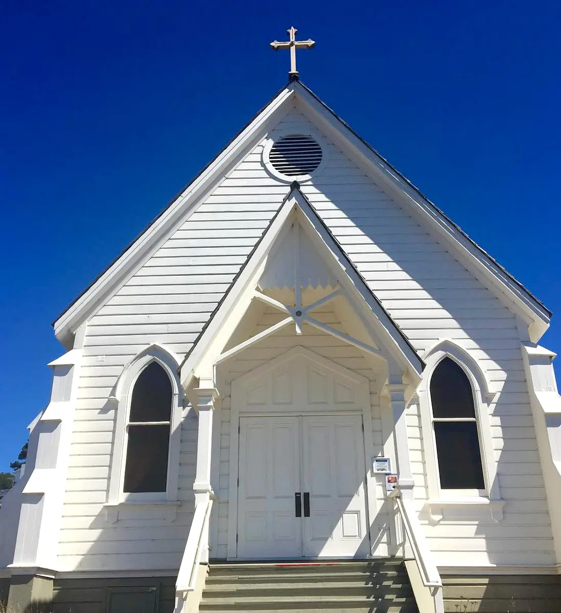 old saint hilary's church in tiburon