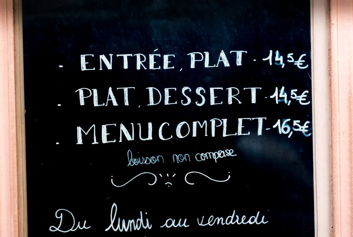 formule du midi
