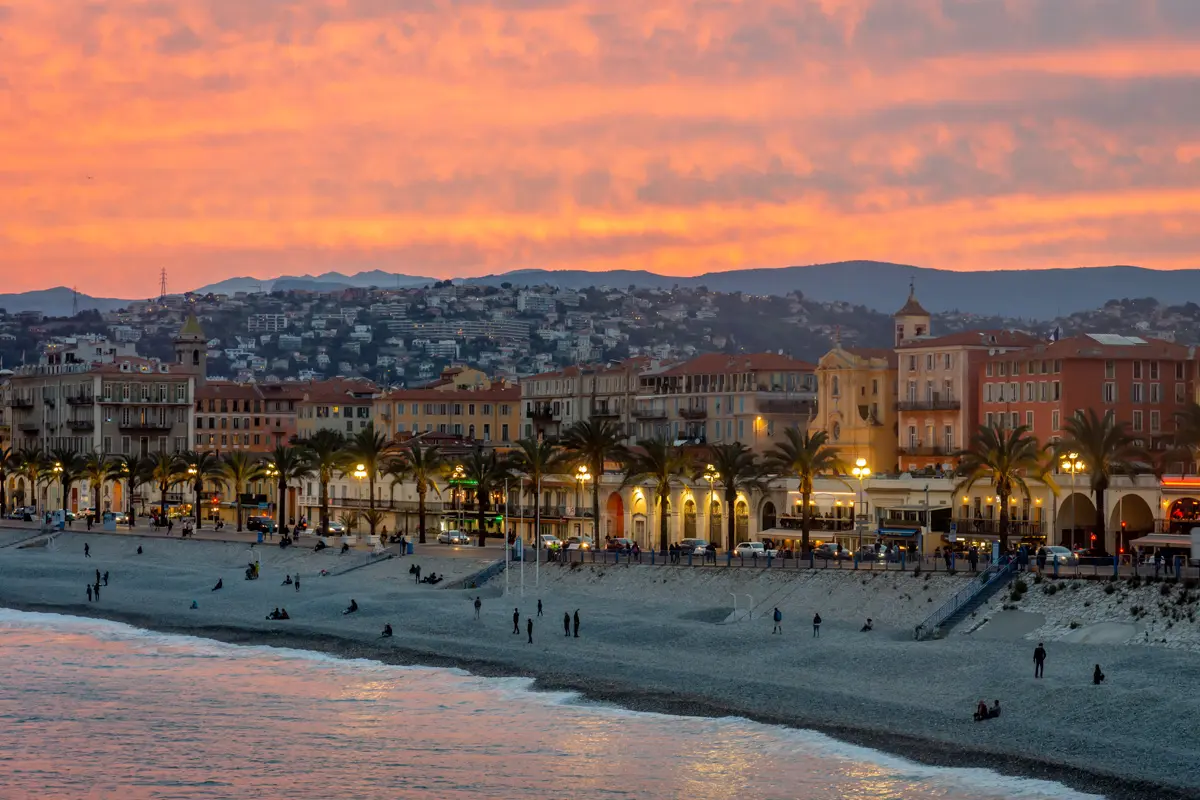nice, france in the fall