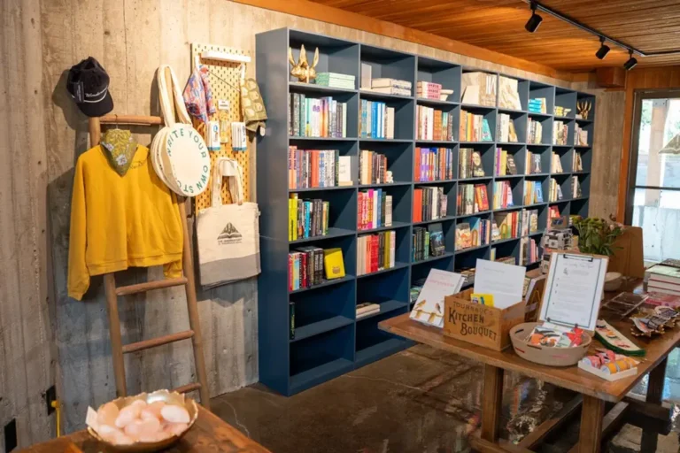 tahoe city bookstore interior
