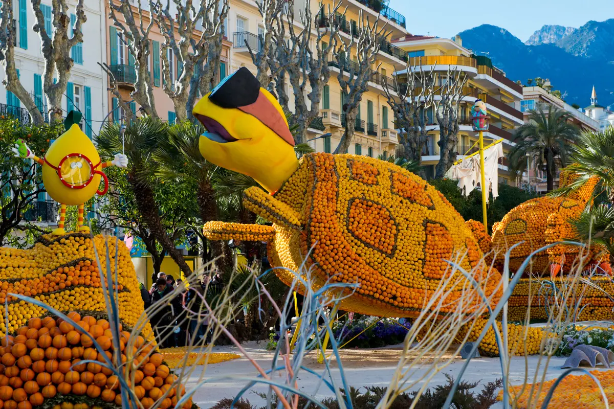 fete du citron whimsical floats
