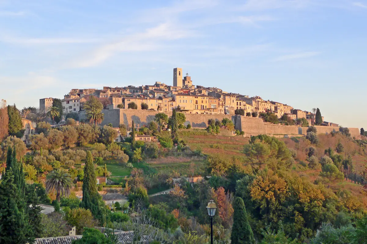 saint paul de vence from a distance