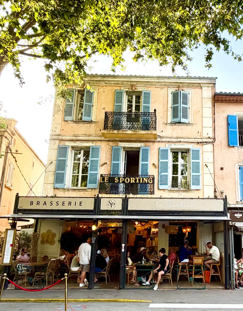 Le Sporting Brasserie  on Saint Tropez's Place des Lices
