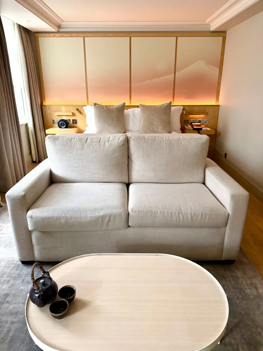 soothing design of Prince Akatoki London hotel