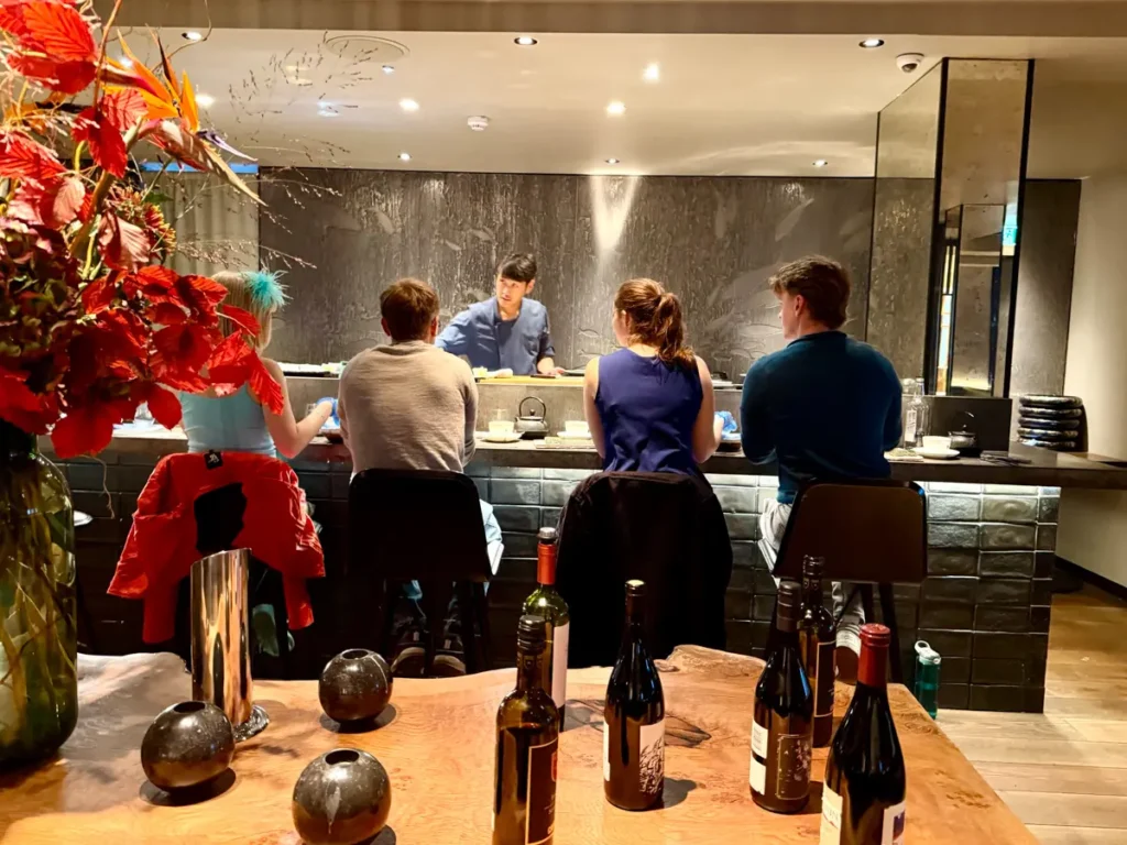 restaurant and sushi bar at prince akatoki london