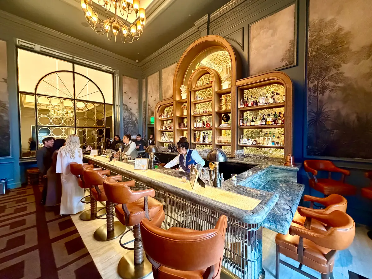 bar seating at Bruma San Francisco