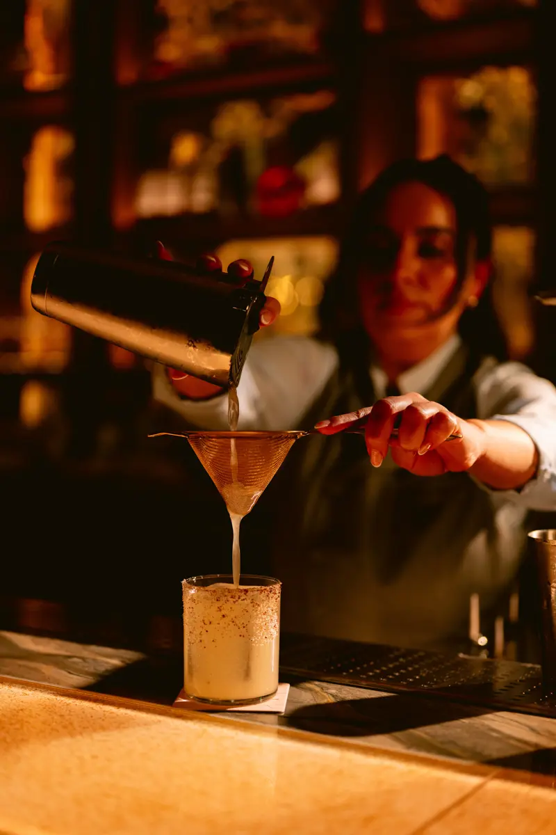 cocktail pour at bruma san francisco