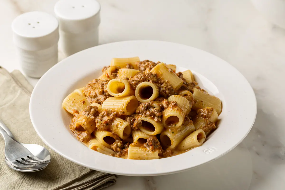 bowl of pasta in monaco market